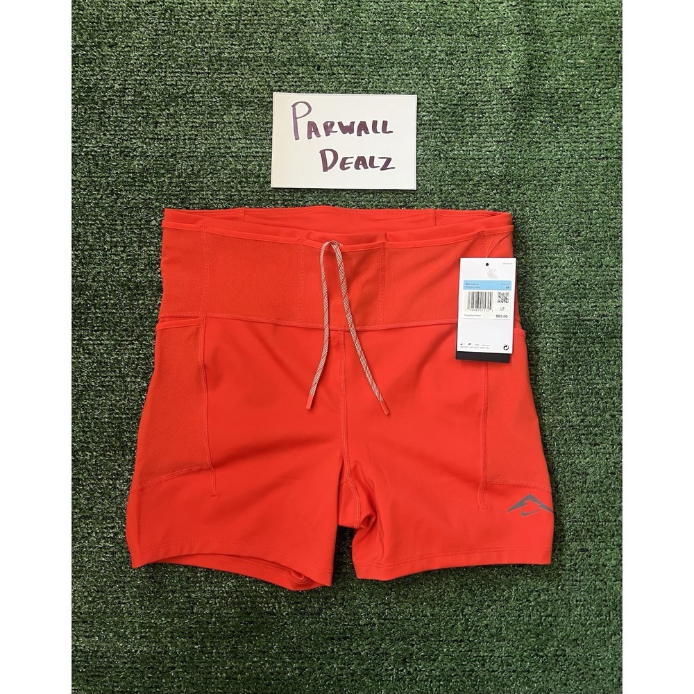 Nike Trail Dri-FIT High-Rise 4" Tight Running Shorts Women's Medium HV2352-633
